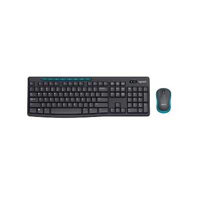 Logitech MK275 USB Wireless Keyboard and Mouse Set for Windows, 2.4 GHz Wireless, Compact Wireless Mouse