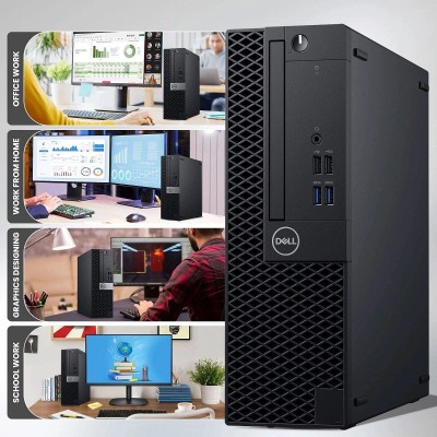 Dell OptiPlex 5050 Small Form Factor Intel Core i7-6th, 8GB RAM, 256GB SSD Desktop Computer - ( Renewed )