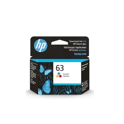 HP 63 Tri-color Original Ink Cartridge