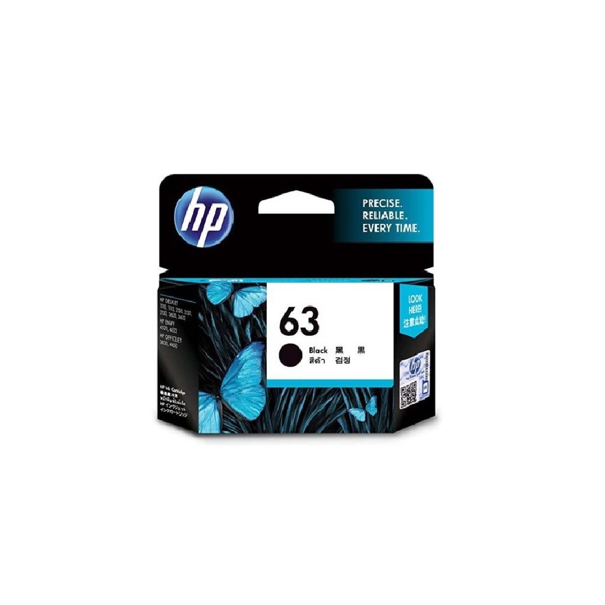 Original HP 63 Ink Cartridge Black