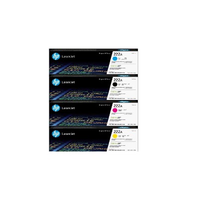 HP 222A Original LaserJet Toner 4 Full Set