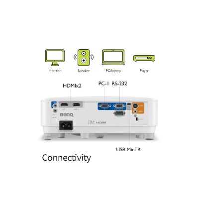 BenQ MX550 XGA DLP Projector, High Brightness 3600 ANSI Lumens